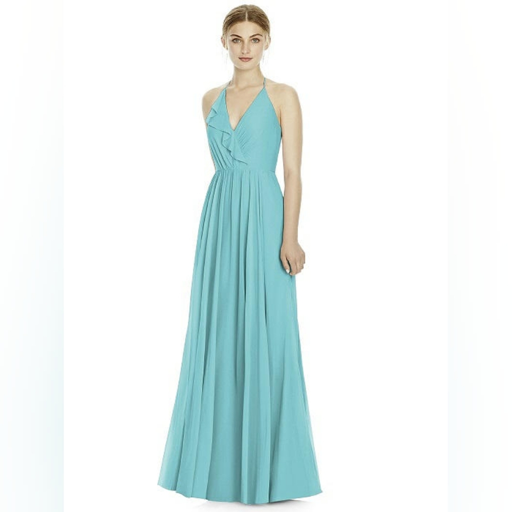 Jenny Yoo JY534‎ Lux Chiffon Bridesmaid Dress In Spa